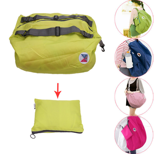 New 2019 Fashion Multifunctional Women Men Folding Shoulder Bag Waterproof Backpack Travel Duffel Bags Outdoor Sport Day Packs For Gift