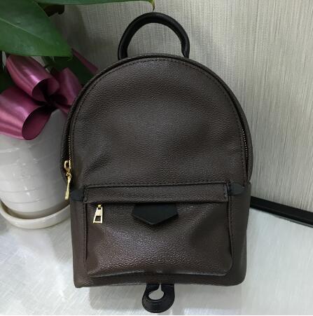 Backpack female 2019 new European station fashion handbag leather printed bag Korean version of the wild mini backpack