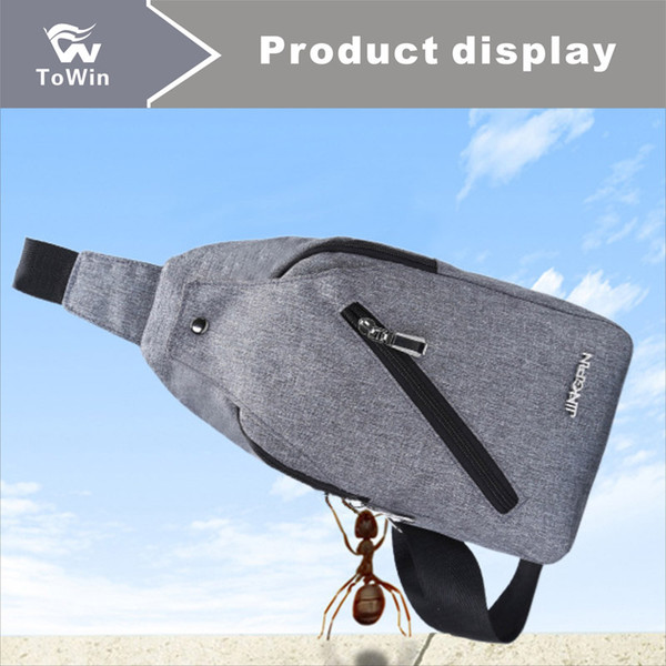 New Mixed Wholesale Sling Bag Portable Single Shoulder Bag Practical Chest Bag Canvas Material Fanny Pack Fashionable Outdoor Storage Wallet