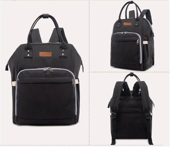 Mummy bag mother bag upgrade fashion shoulder bag backpack multi-function large capacity bag, baby diaper bag.