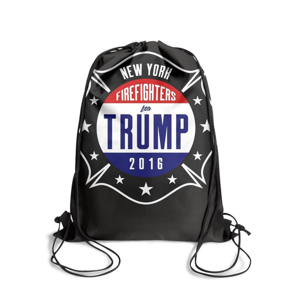 New York Firefighters For TrumpFashion cinch belt backpack, design cool limited edition adjustable string package, suitable for school