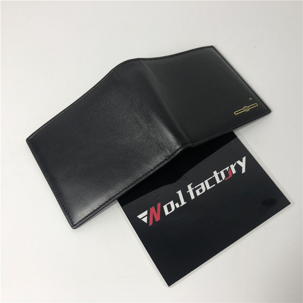 New Arrival Black BiFold Slender Wallet Purse dOUBLEgg wallets Bag Cardholder Organizer Unisex With Box Unisex Bags