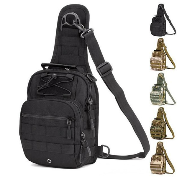 Tactical Fly Fishing Camping Equipment Outdoor Sport Nylon Wading Chest Pack Cross body Sling Single Shoulder Bag 50pcs Free DHL