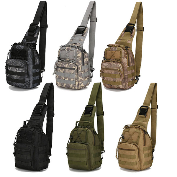 Sling Chest Bags Outdoor Military Shoulder Tactical Women Men's Backpack Rucksacks Sport Camping Travel Bag Climbing Bags