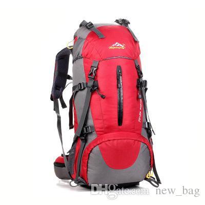 Wholesale-Brand Outdoor Men Women Trekking Hiking bag Backpack Trip Travel Luggage Bag 55L Camping Cycling Riding Backpack