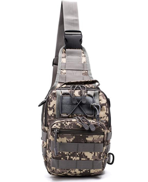 Sports waterproof small chest bag tactical bag single-shoulder slanting cross-bag leisure outdoor bag cross-border men camouflage