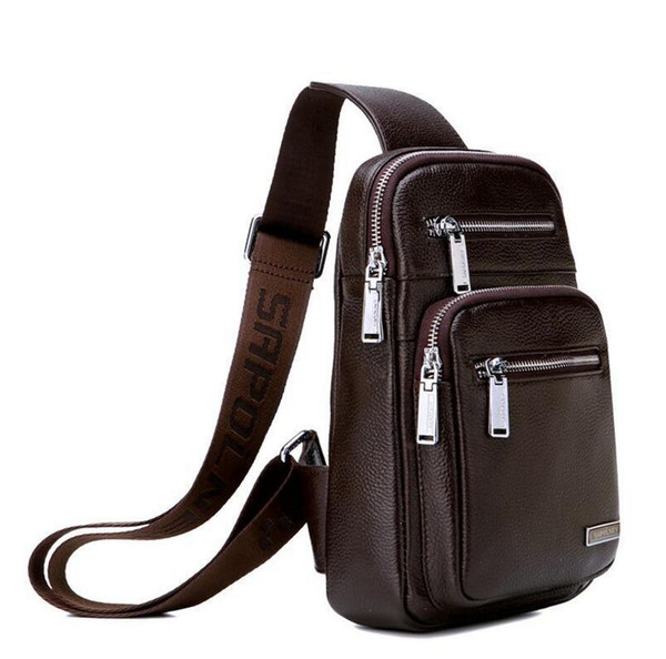 2019 hot fashion casual men's multi-function backpack men's black outdoor backpack famous designer leather waterproof backpack..