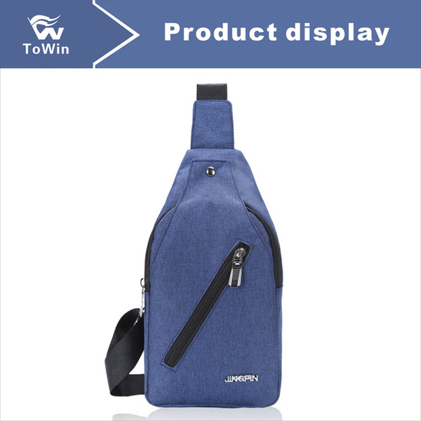 Practical Messenger Bags Portable Sling Bag Canvas Material Chest Bag Multipurpose Large Capacity Travel Casual Wallet Handbag New Wholesale