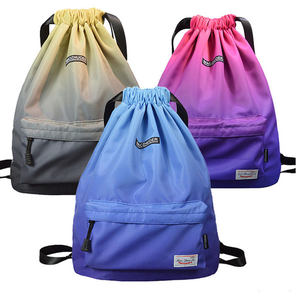 Unisex Waterproof 9 Colors Nylon Waterproof Outdoor Casual Fitness Sport Ipad Bag Backpack