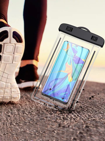 Waterproof Cell Phone Bag Clear Dry Storage Wholesale Sports Packs Iphone 6/7/8 PVC Protective Universal Phone Case Diving Swimming Lanyard