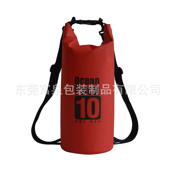 easy to carry Outdoor PVC net clip outdoor waterproof bag beach swimming drifting bucket bag waterproof swimming bag