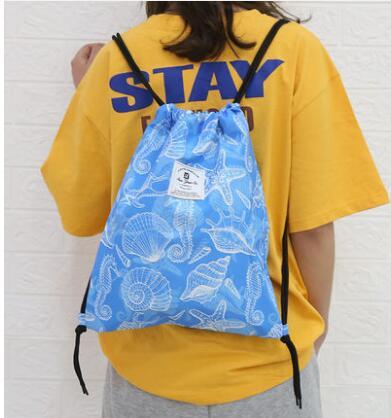 Drawstring Backpack Female Dry Wet Separate Swimming Bag Portable Storage Waterproof bag Men's Backpack Beach