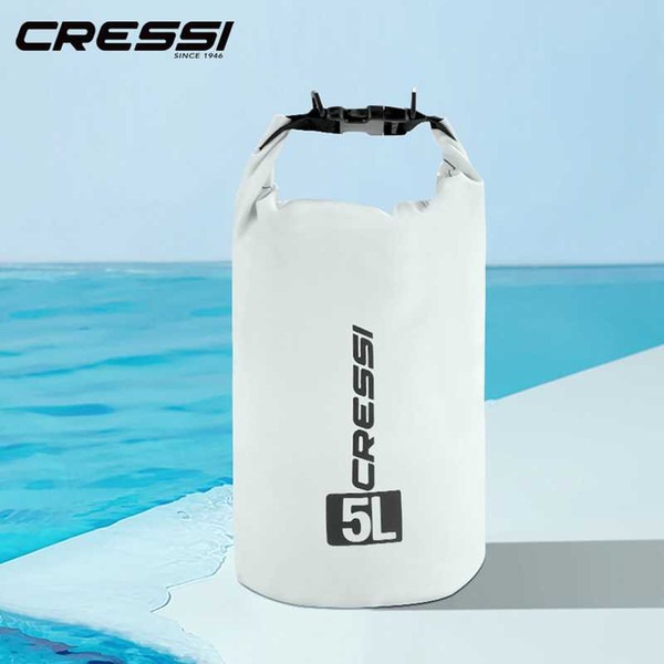 Cressi Dry Bag Diving Bags Big Volume Diving Equipment Bag Waterproof for Snorkeling Dive 5L 10L 15L 20L Easy Carry