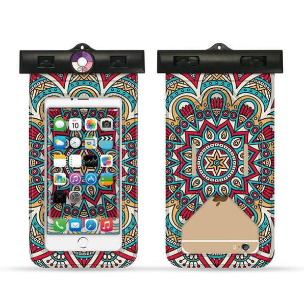 New Coming Camouflage Waterproof Bag With Luminous Underwater Pouch Phone Case For iPhone X 8 7 6s For Samsung Galaxy S8 S7 Note8