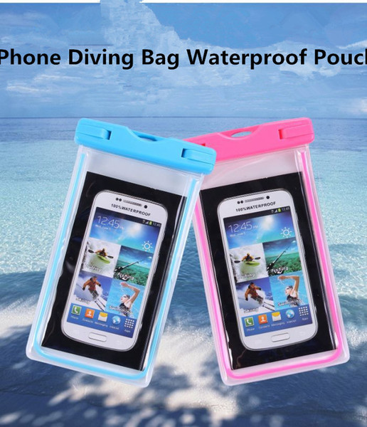 6 inch Summer Diving Bag Waterproof Pouch Swimming Beach Skiing Dry Bag Case Water Sports Bags Cover Holder for Phone