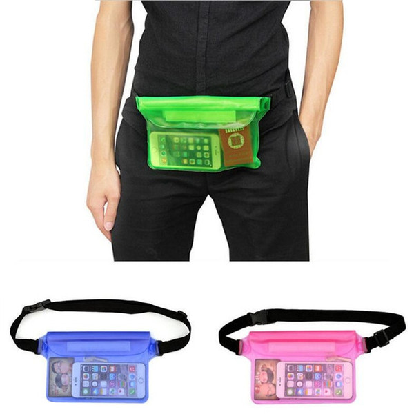 Waterproof Sports Bag Waist Bag Swimming Drifting Diving Waist Fanny Pack Pouch Underwater Dry Shoulder Backpack Phone Pocket (Retail)