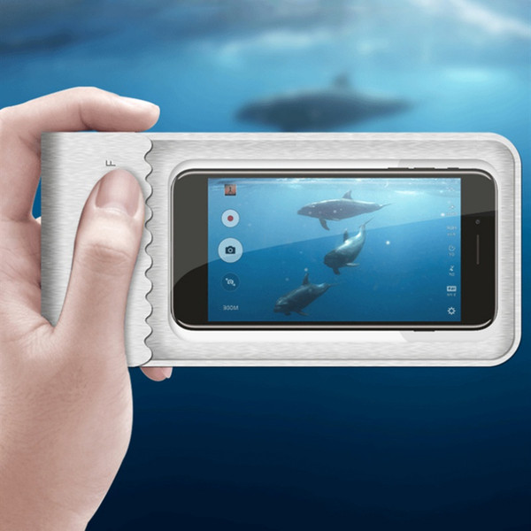 outdoor swimming touch screen TPU waterproof high transparent mobile phone bag sealed mobile phone bag