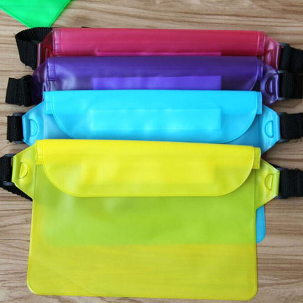 Wholesale PVC Waterproof Swimming Bags Waist Pack Bags Outdoor Bags Underwater Dry Pocket Cover for Cell Phones