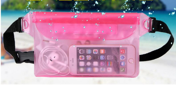 For Universal Waist Pack Waterproof Pouch Case Water Proof Bag Underwater Dry Pocket Cover For Cellphone mobile phone Samsung iphone money