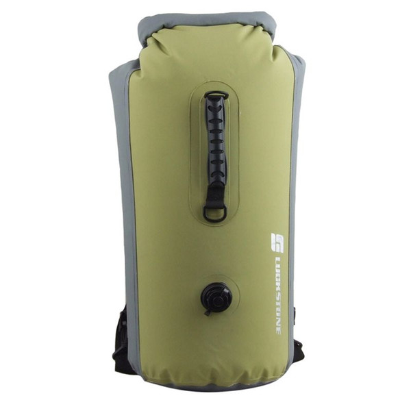 Portable Outdoor PVC Waterproof Diving Bag Travel Dry Bags Waterproof Double-Shoulder Bag 25L/35L/60L H5