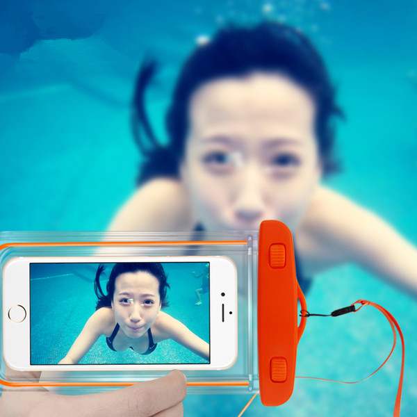 Summer Waterproof Bag Case Universal Mobile Phone Bag Noctilucent Swimming Case Easy Take Photo Under Water for iPhone Sumsung Huawei