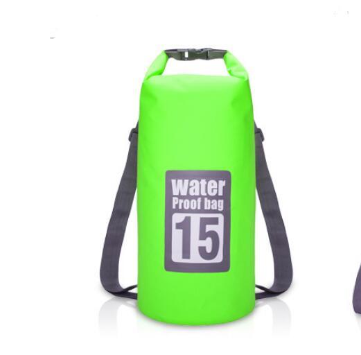 5L/10L/15L/20L Waterproof Bags Storage Dry Sack Bag For Canoe Kayak Rafting Outdoor Sport Swimming Bags Travel Kit Backpack