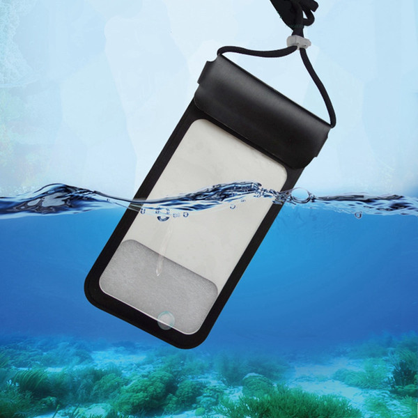 Universal For iphone 7 6 6s plus samsung S9 S7 Dry Bag Waterproof bag PVC Protective Mobile Phone Bag For Diving Swimming Sports