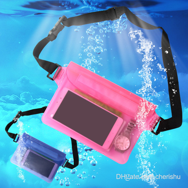 Outdoor Sport Pocket Drift Beach Mobile Phone Waterproof Bag Three Layers Seal Up Can Touch Screen Mobile Phone Waterproof Pocket