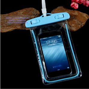 Fluorescence Waterproof Mobile Phone Bags PVC Dry Pouch Cases Cover for Samsung Galaxy iPhone cellphones Clear phone bags