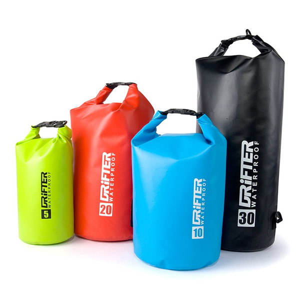 New 3 Sizes 5L 10L 20L 4 Colours Outdoor full waterproof barrels bag for Camping Hiking Swimming Drifting provexyz