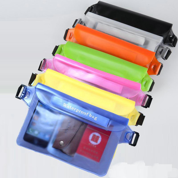 Universal Waist Pack Waterproof Pouch Case Water Proof Bag Underwater Dry Pocket Cover For Cellphone mobile phone Samsung Iphone HTC