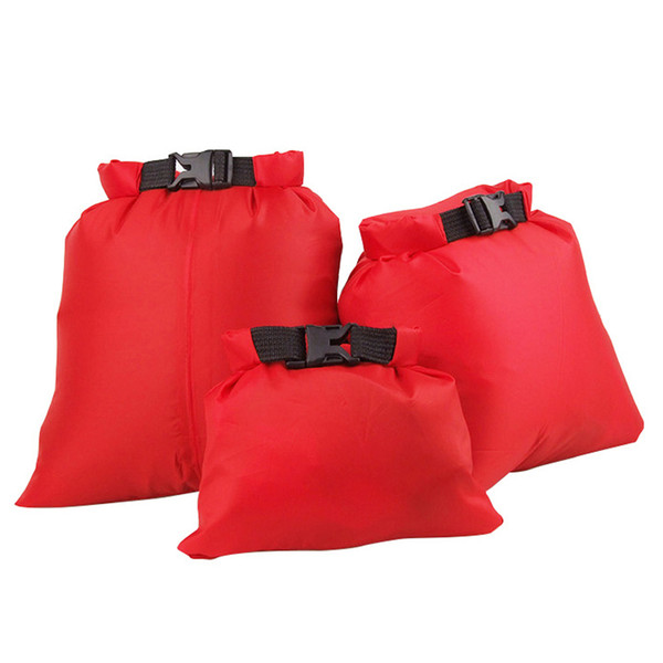 Coated silicone fabric pressure waterproof dry bag Storage Pouch Rafting Canoeing Boating dry bag 1.5/2.5/3.5L