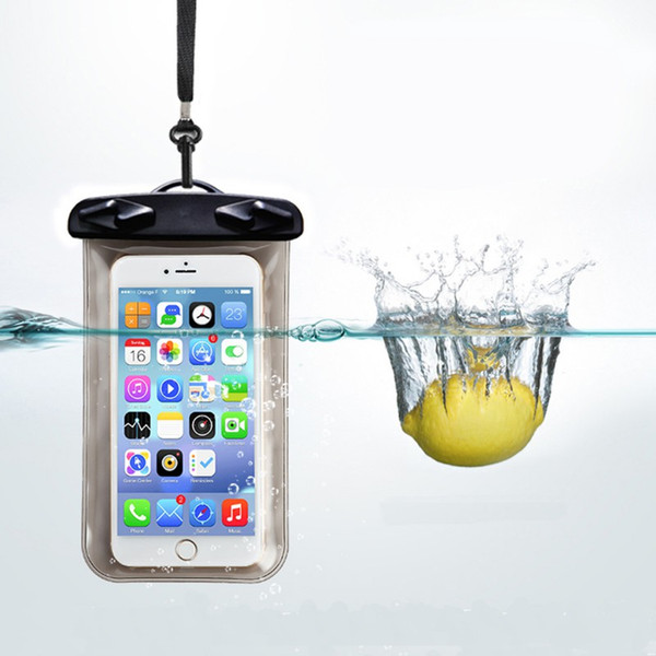 Valve Type Waterproof Bag Mobile Phone Bag / Rafting Water Sports Swimming Essential