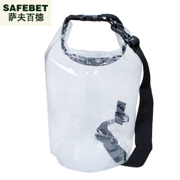 SAFEBET Transparent IPU Portable Folding Superlight Waterproof Bag Outdoor Swimming Floating Equipment