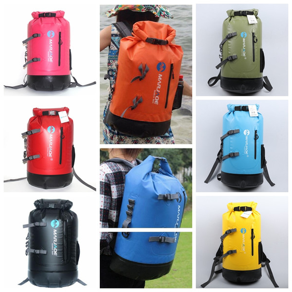 20L/30LWaterproof Backpack Drifting Dry Bag Outdoor Camping Kayaking Rafting Hiking Bag Day Pack Barrel Bag DDA726 Dry Storage