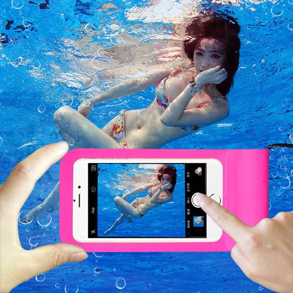 Mobile Phone Waterproof Bag Swimming TPU Touch Screen Waterproof Bag Universal Phone Case Multifunction CellPhone