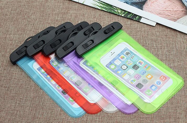 Universal Cover Waterproof Phone Case For iPhone 7 6S Coque Pouch Waterproof Bag Case For Samsung HUAWEI Phone Swim Waterproof Case