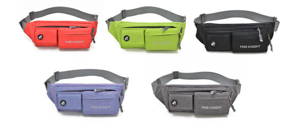 New pure color multi-functional running waist packs for men and women hiking. Running body bag. Outdoor leisure sports bag