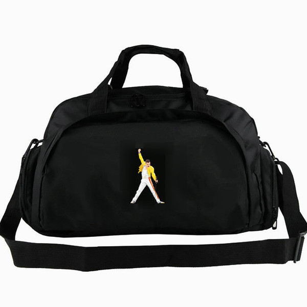 Freddie Mercury duffel bag Queen singer tote Rock band 2 way use backpack Music luggage Trip shoulder duffle Sport sling pack