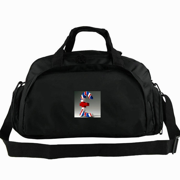 Pound duffel bag Great Britain money sign tote GBP logo backpack Leisure luggage Sport shoulder duffle Outdoor sling pack