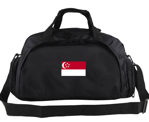 Singapore duffel bag Classic team tote Good use backpack Football luggage Sport shoulder duffle Outdoor sling pack