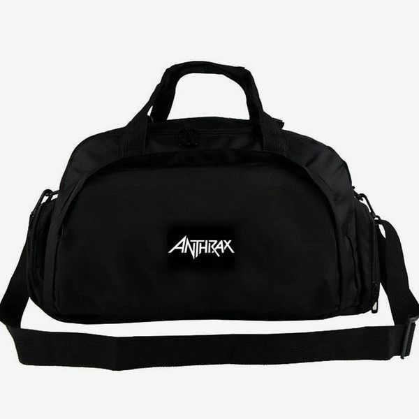 Anthrax duffel bag Heavy metal tote Thrash Rock band backpack Music luggage Sport shoulder duffle Outdoor sling pack