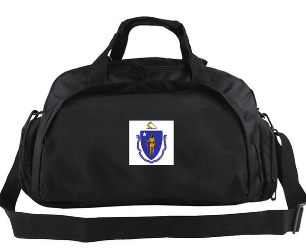 Massachusetts duffel bag USA Mayflower tote Old Colony state flag backpack Banner luggage Sport shoulder duffle Outdoor sling pack