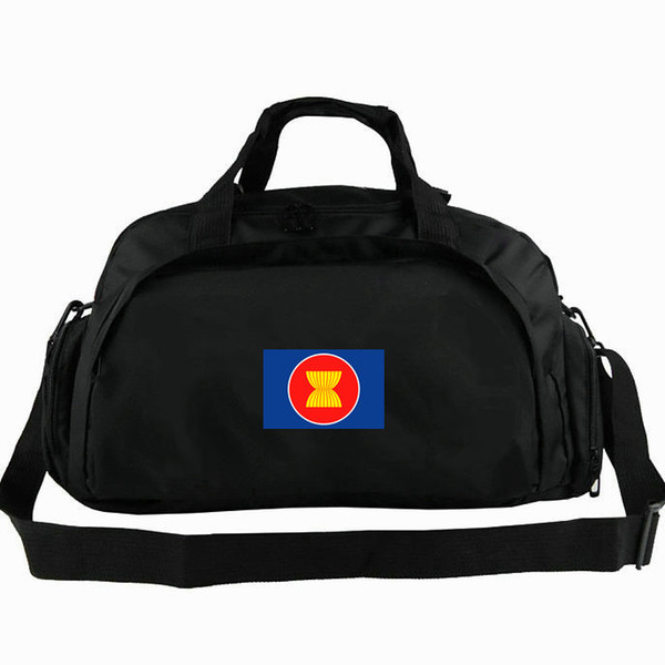 ASEAN duffel bag Southeast Asian Nations flag tote the 2 way use backpack Banner luggage Trip shoulder duffle Sport sling pack