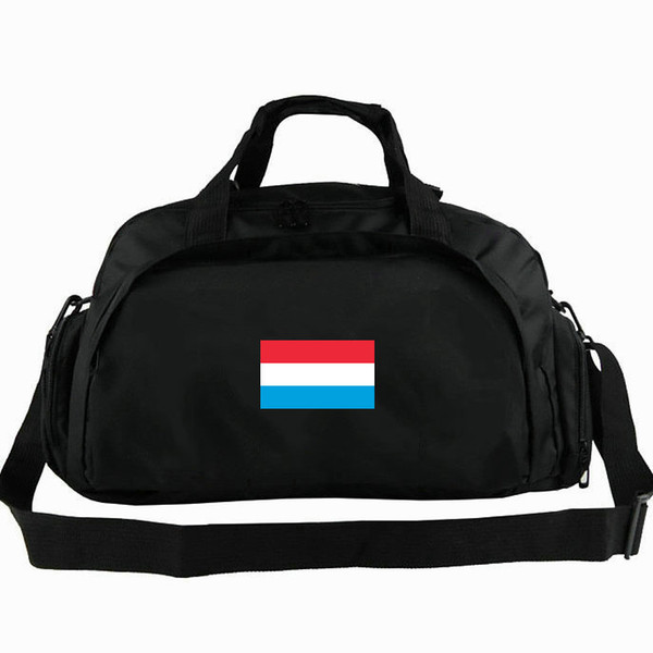 Luxembourg duffel bag The Grand Duchy flag tote Luxemburg 2 way use backpack National banner luggage Trip shoulder duffle Sport sling pack