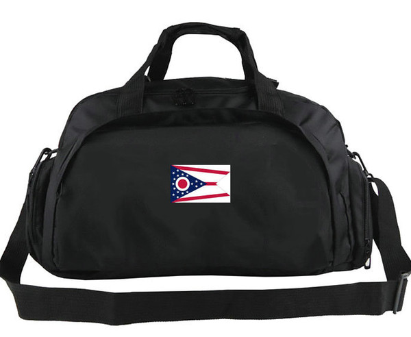 Ohio duffel bag USA OH area tote Buckeye state flag backpack Banner luggage Sport shoulder duffle Outdoor sling pack