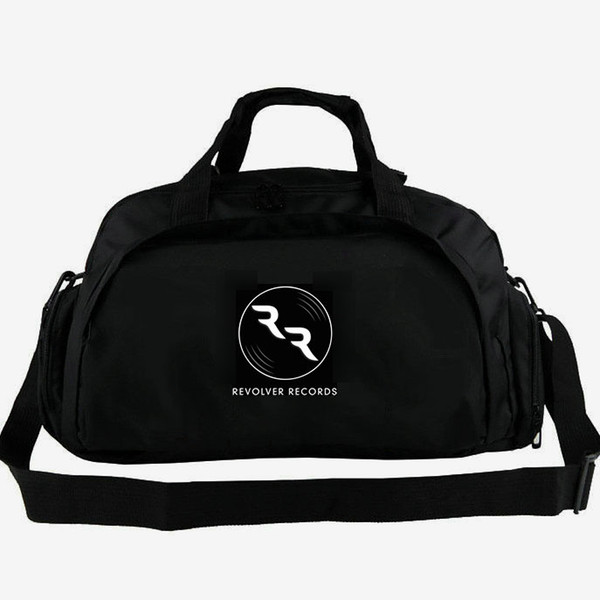 Revolver duffel bag Nice song records label tote Leisure DJ music backpack 2 way use luggage Trip shoulder duffle Sport sling pack