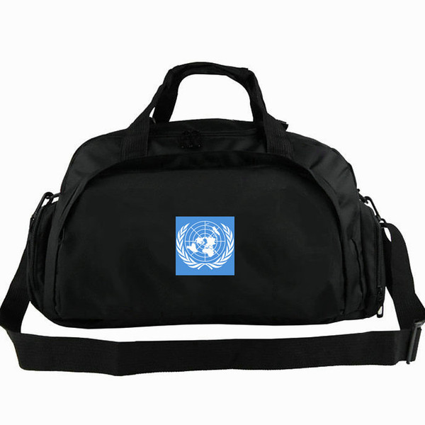 UN duffel bag United Nations world flag tote 2 way use backpack Banner luggage Trip shoulder duffle Sport sling pack