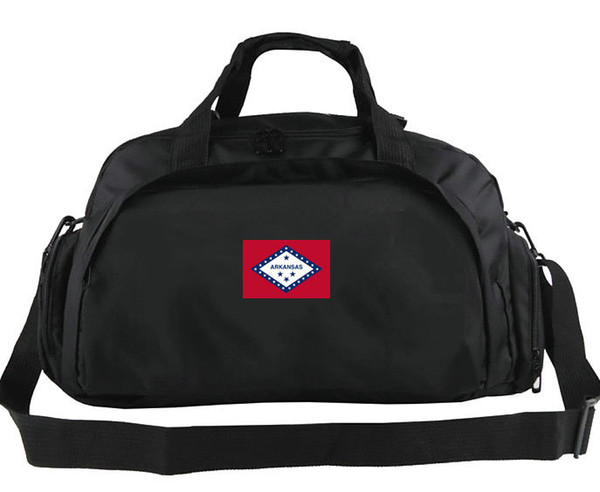 Arkansas duffel bag USA AR tote Chance state flag backpack Banner luggage Sport shoulder duffle Outdoor sling pack