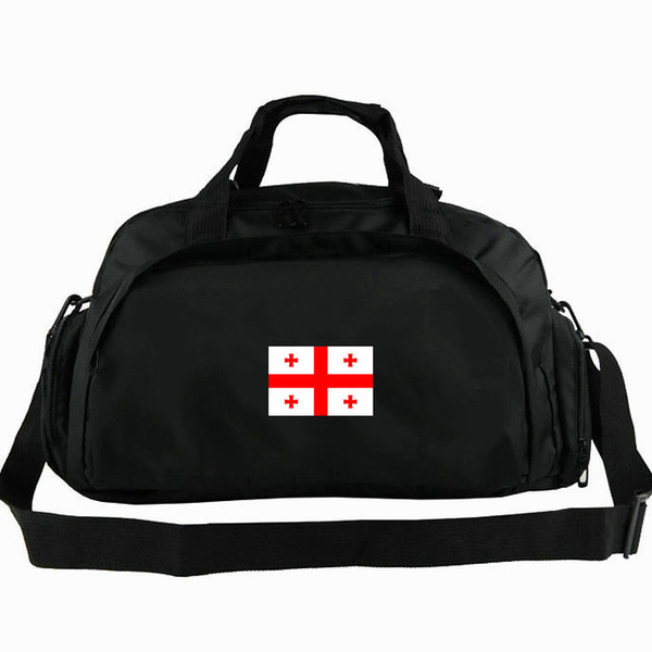 Georgia duffel bag GEO country flag tote Portable style 2 way use backpack National banner luggage Trip shoulder duffle Sport sling pack